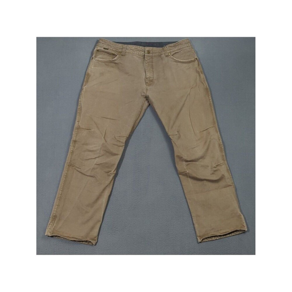 Kuhl Rydr Pants Men's 38x30 Fits 37x29 Brown Cotton Canvas Outdoor Hiking Camp